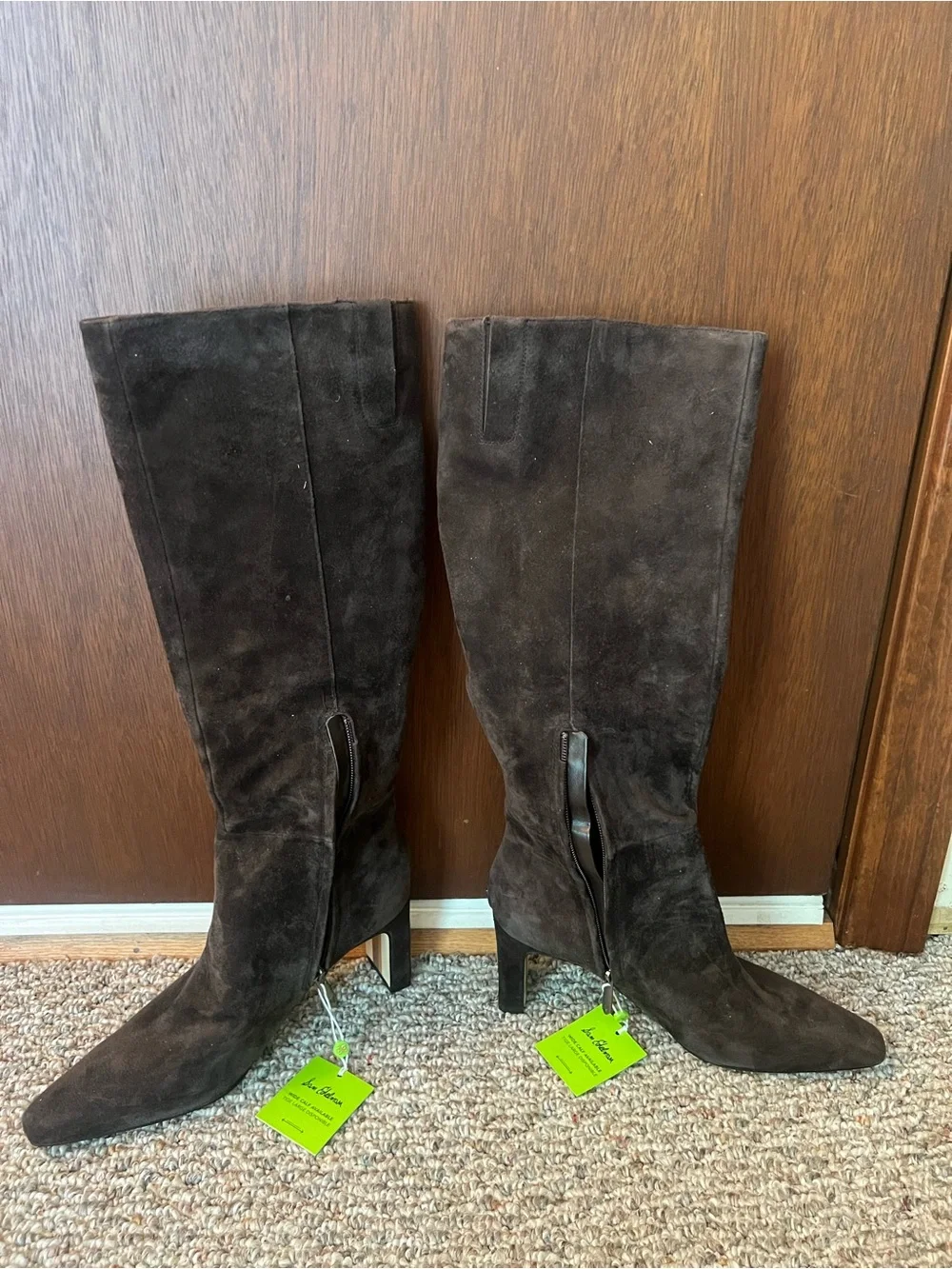 Sam Edelman Dark Brown Tall Suede Knee-High Boot NWT